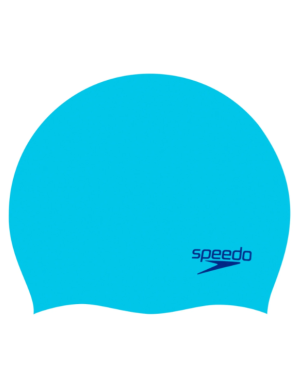 Speedo Junior Silicone Swim Cap - Blue